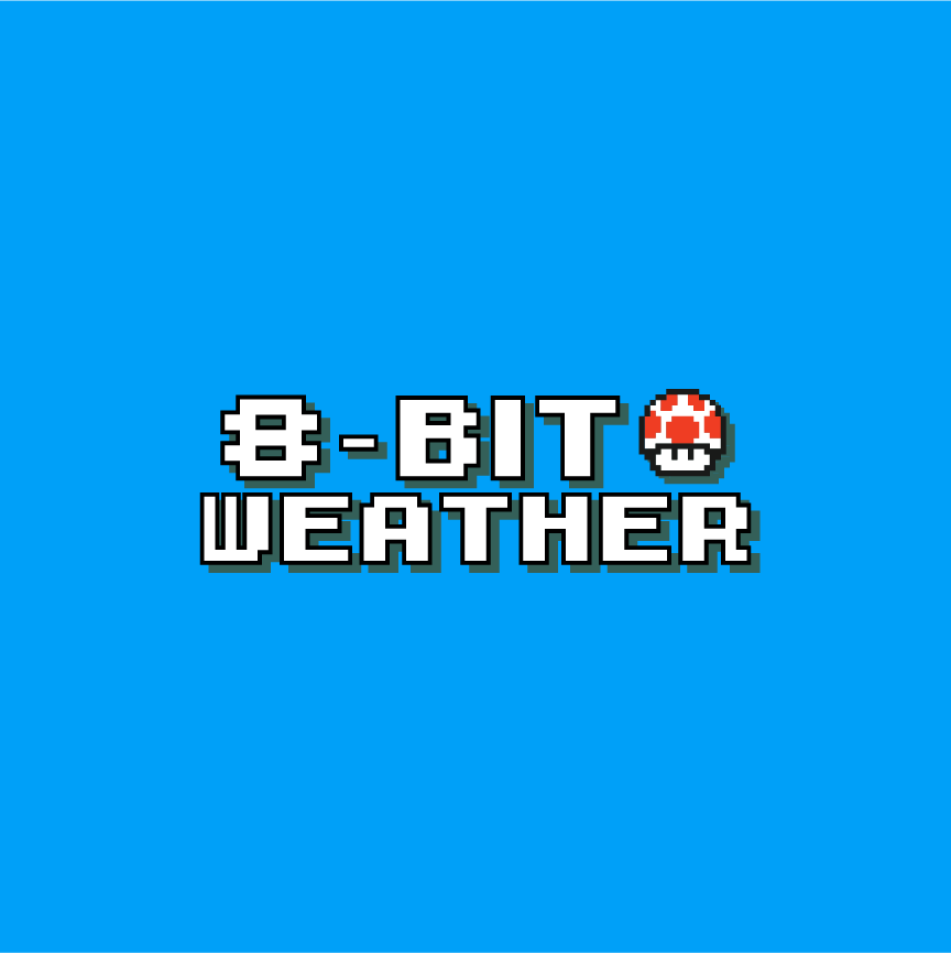 8-Bit Weather Logo